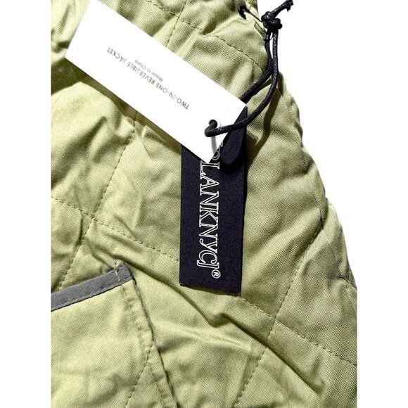 BLANKNYC Sage & Floral Reversible Quilted Jacket Lagenlook Women Medium NWT - Picture 9 of 10